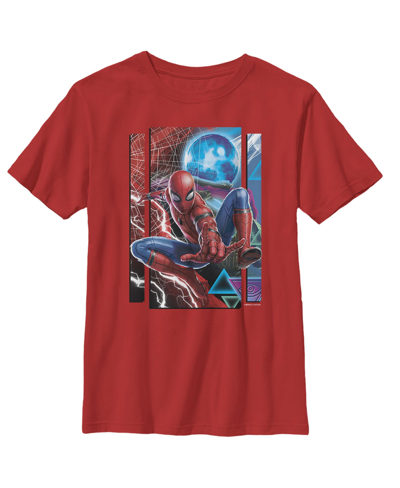 Marvel Kids' Boy's  Spider-man: Far From Home Battle Buds Child T-shirt In Red