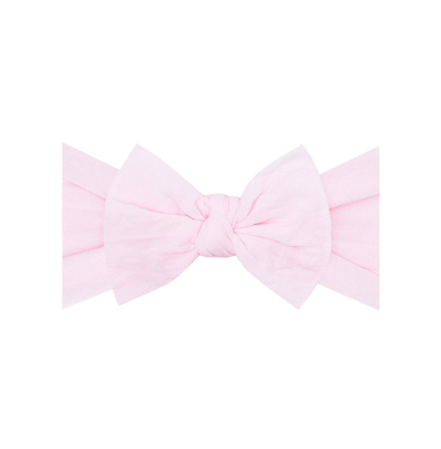 Baby Bling Kids' Infant-toddler Knot Headband For Girls In Pink