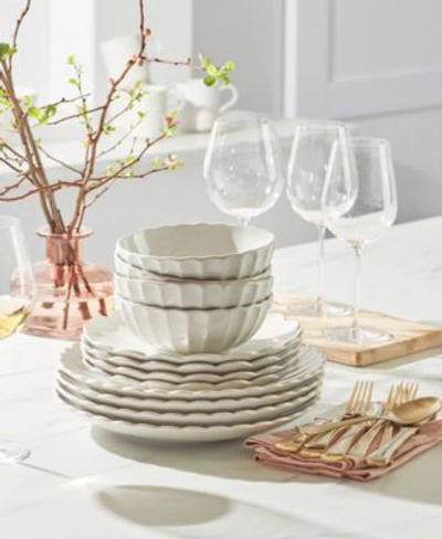 Lenox French Perle Scallop Collection In Lite Blue