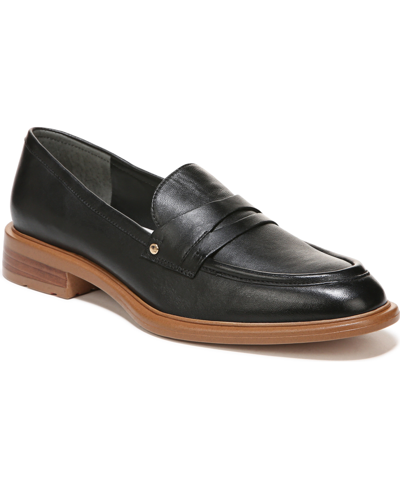 Franco Sarto Edith 2 Loafers In Navy Blue Faux Patent