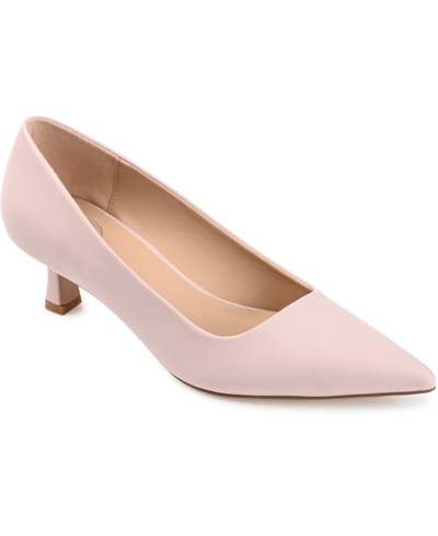 JOURNEE COLLECTION WOMEN'S CELICA KITTEN HEEL PUMPS