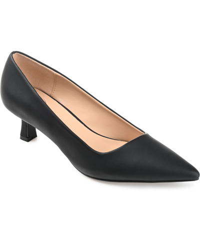 Journee Collection Celica Pointed Toe Pump In Black