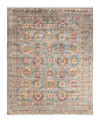 ADORN HAND WOVEN RUGS TRIBAL M1971 9'4" X 11'10" AREA RUG