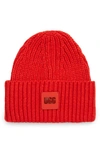 Ugg Chunky Rib Beanie In Ignite