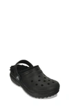 Crocs Kids Black Classic Lined Clogs