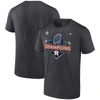 Fanatics Branded Heather Charcoal Houston Astros 2022 World Series Champions Locker Room T-shirt In Heather Charcoal