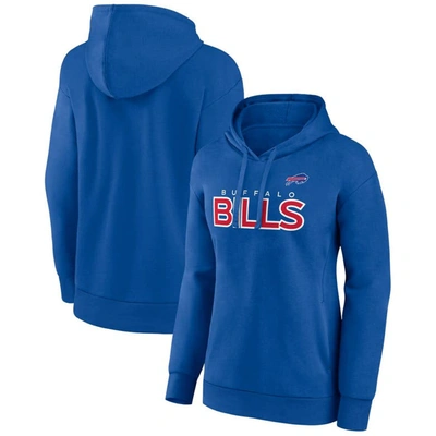 Fanatics Branded Royal Buffalo Bills Checklist Crossover V-neck Pullover Hoodie