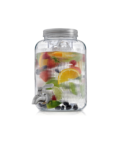 Joyjolt Gallon Drink Dispenser With Spigot And Infusers In Clear