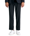 Kenneth Cole Reaction Men's Gabardine Skinny/extra-slim Fit Performance Stretch Flat-front Dress Pants In Black