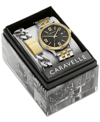 Caravelle Designed By Bulova Men's Two-tone Stainless Steel Bracelet Watch 41mm Gift Set In Two-tone