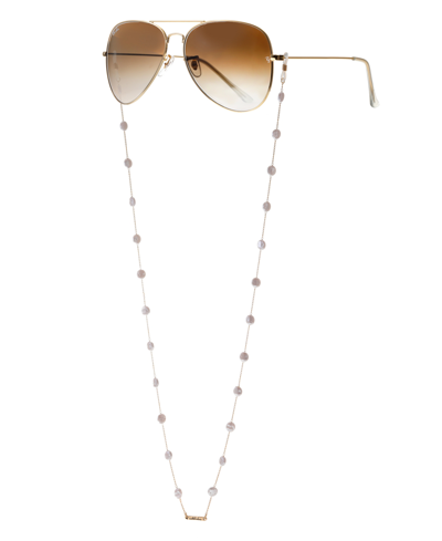 Ettika Mermaid Coin Pearls Glasses Chain Necklace In Gold-plated