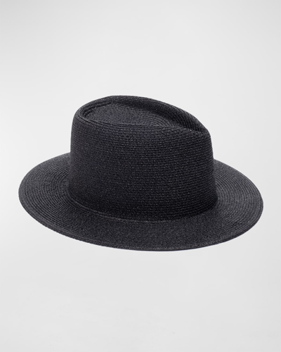 Eugenia Kim Blaine Nylon & Polyester Fedora Hat In Silver