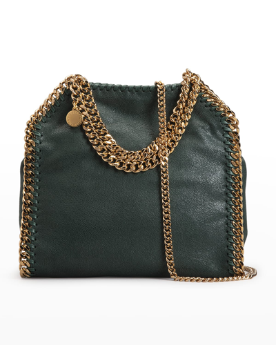 Stella Mccartney Falabella Mini Tote Bag In Pine