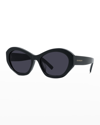 GIVENCHY OVAL ACETATE SUNGLASSES