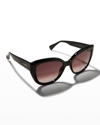 MAX MARA GRADIENT ACETATE CAT-EYE SUNGLASSES