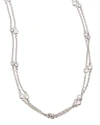 FANTASIA BY DESERIO 5.76 TCW CUBIC ZIRCONIA BY-THE-YARD NECKLACE, 72"L,PROD168960498