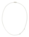 MAYA BRENNER DESIGNS MINI 2-NUMBER NECKLACE, WHITE GOLD,PROD168900511