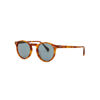 Oliver Peoples Gregory Peck Tortoiseshell Round-frame Sunglasses In Brown