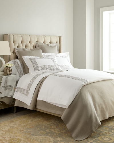 Sferra Saxon Standard Sham In Champagne