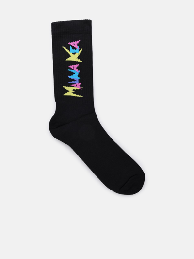 Mauna Kea Black Cotton Socks