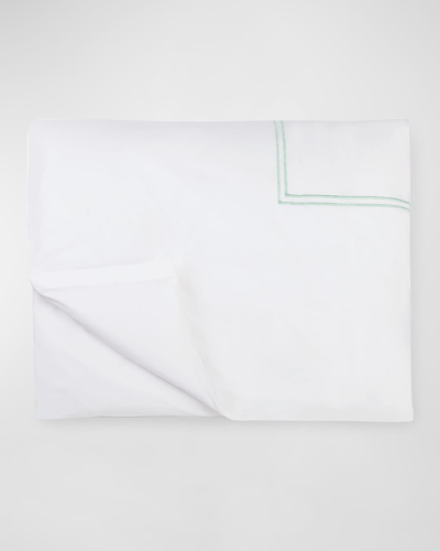Sferra Grande Hotel Duvet Cover, King In White/mist