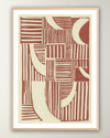 Grand Image Abstract Linocut B' Digital Print Wall Art By The Studio