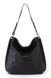 Hobo Moondance Leather Shoulder Bag In Black