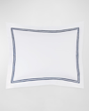 Sferra Standard Resort Sham In White/navy