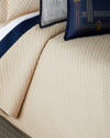 Polo Ralph Lauren Quilted Sateen Argyle Quilt, Full-queen In True Platinum