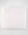 Sferra Queen Percale Fitted Sheet In Ivory