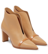 Shop Malone Souliers Clara Leather Ankle Boots In Honey/honey