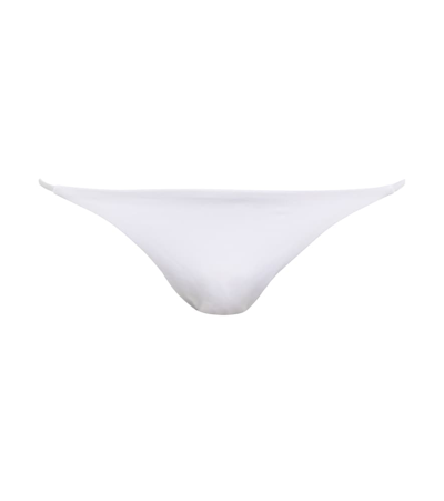 Louisa Ballou Mini Ring Bikini Bottoms In White