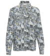 GANNI PRINTED DENIM SHIRT