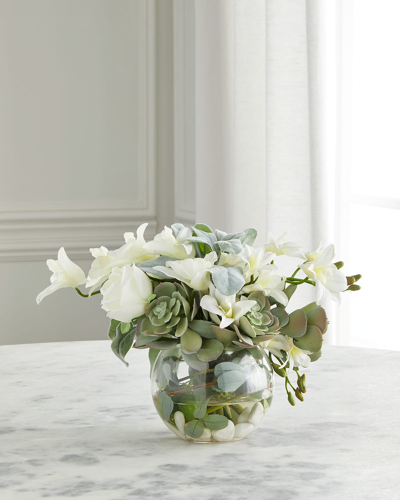 Exclusive Orchid Succulent Mix Floral Arrangement