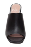 Linea Paolo Glitz Wedge Slide Sandal In Black
