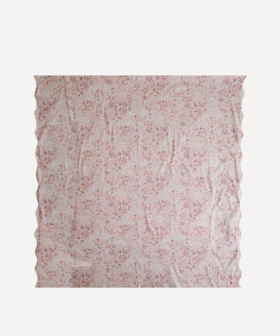 Coco & Wolf Adelajda S Wish And Wiltshire Stars Small Wavy Edge Tablecloth In Pink