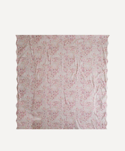 Coco & Wolf Adelajda S Wish And Wiltshire Stars Large Wavy Edge Tablecloth In Pink