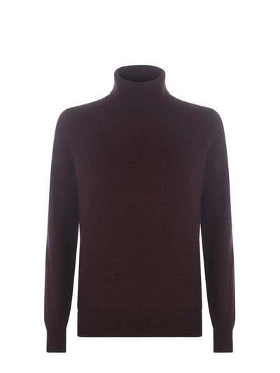 Apc Sweater A.p.c. In Virgin Wool In Dark Red