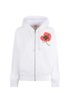 Kenzo Woman Sweatshirt White Size Xs Cotton In White