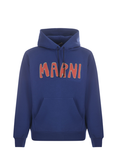 Marni Men's  Blue Other Materials Sweatshirt