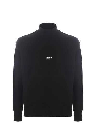 Msgm Sweatshirt In Black