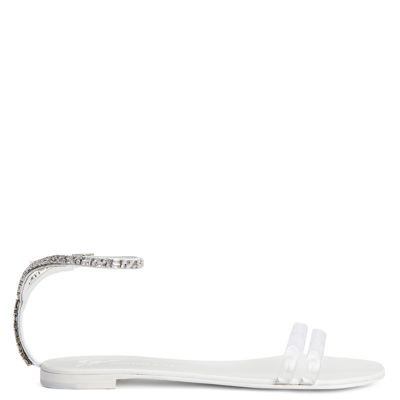 Giuseppe Zanotti Agathe Plexi In White