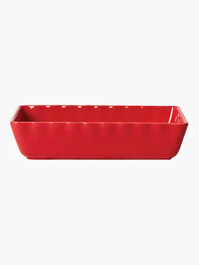 Kate Spade Make It Pop Rectangular Baking Dish In Red