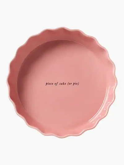 Kate Spade Make It Pop Pie Dish In Pink