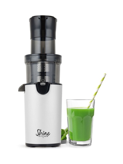 Tribest Shine Kitchen Co. Xl Cold Press Compact Juicer In White
