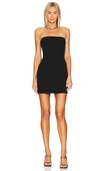 A.l.c . Elsie Strapless Minidress In Black