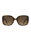 Marc Jacobs 54mm Gradient Square Sunglasses In Havana