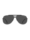 Carrera Men's 65mm Aviator Sunglasses In Grey / Ruthenium