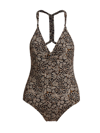 Ulla Johnson Women's Madeira Maillot One-piece Swimsuit In Smoky Quartz
