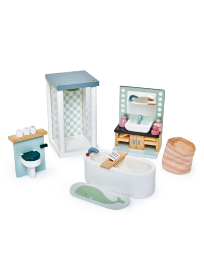 Tender Leaf Toys Kids' Women's Doll's House Bathroom Furniture Set In Neutral
